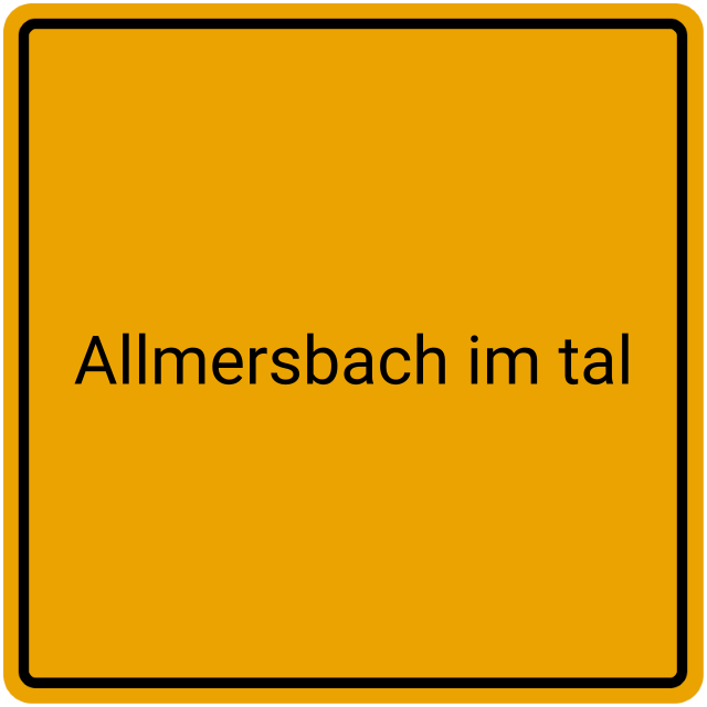 Meldebestätigung Allmersbach im Tal